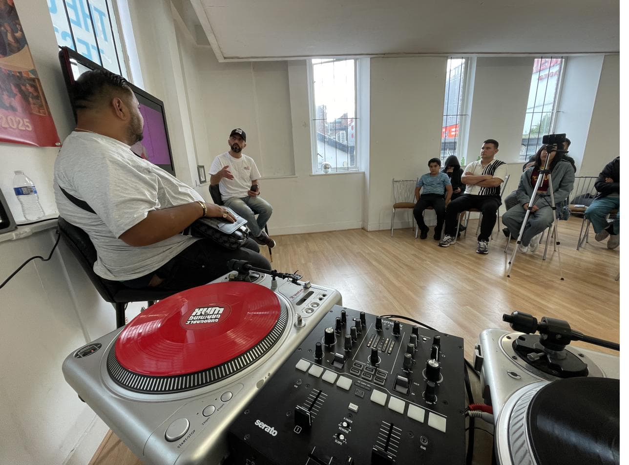Youth dance session at Fresh Skillz