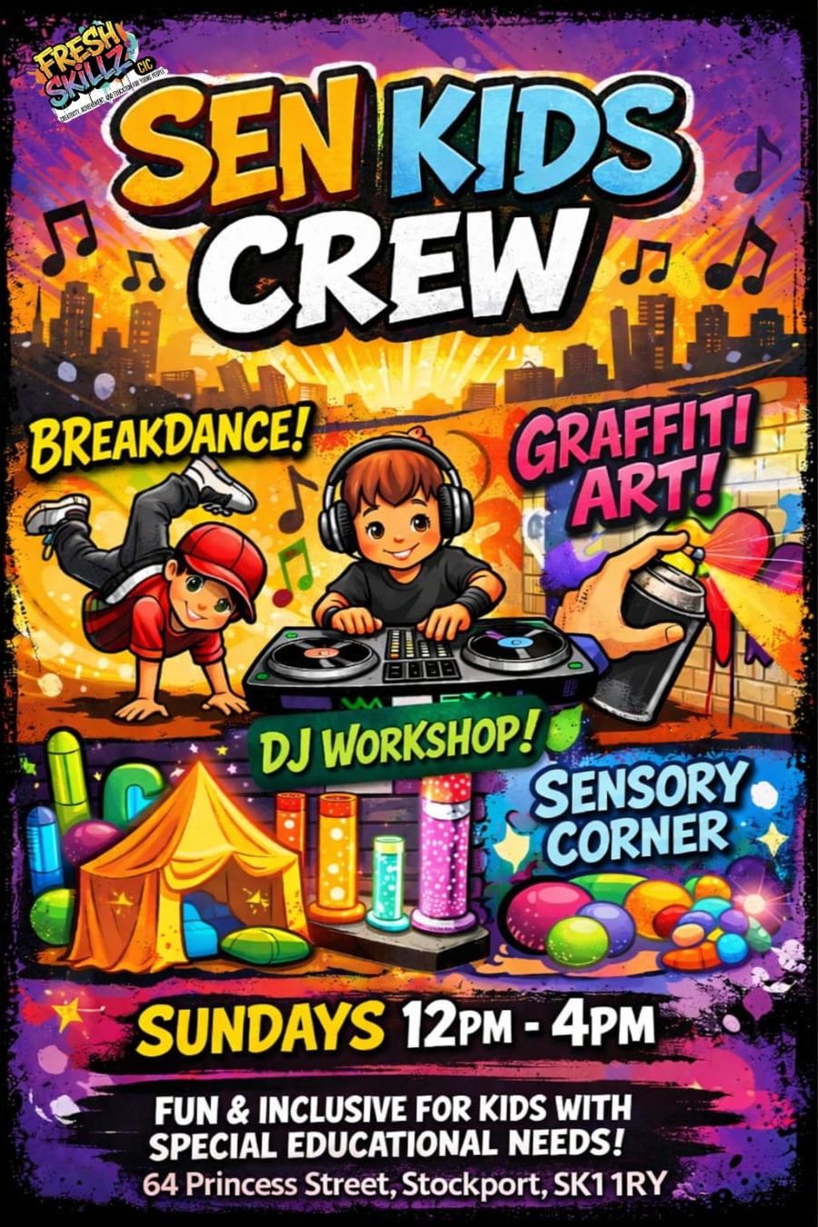 SEN Kids Crew — Inclusive programme for children with Special Educational Needs at Fresh Skillz CIC